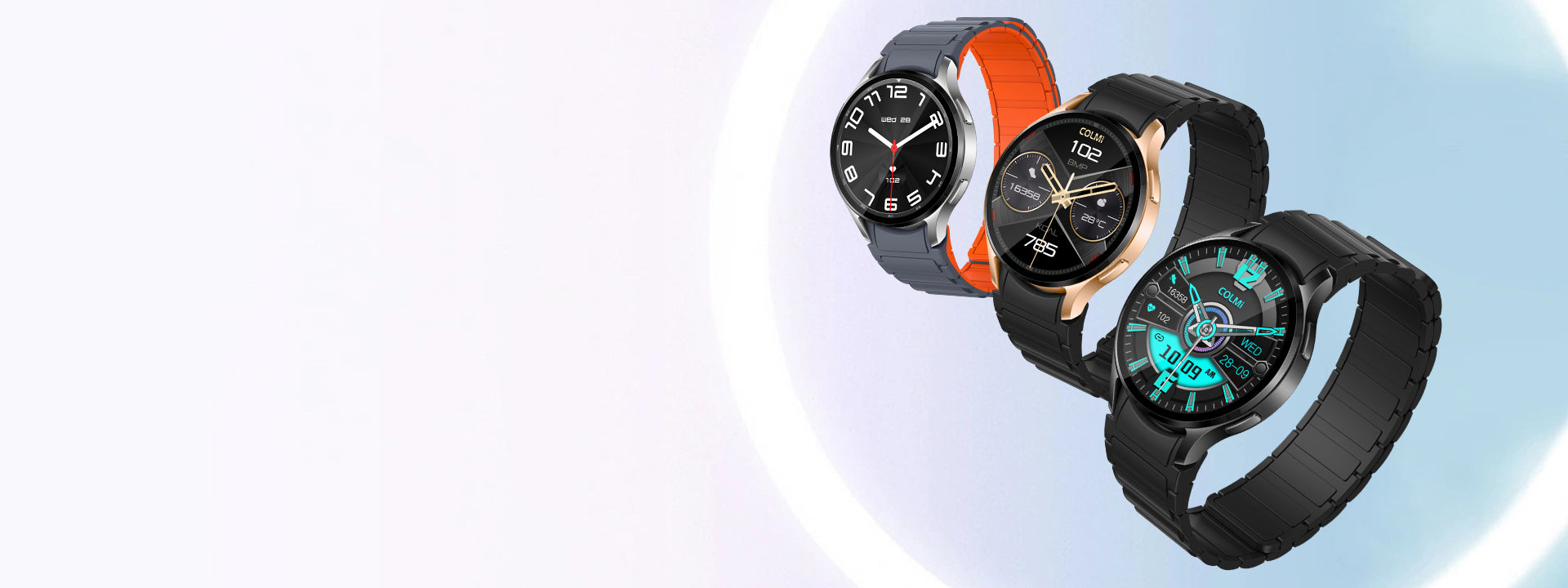 Montre connectée Colmi i28 Ultra avec suivi de santé avancé, autonomie de 10 jours et indice d'étanchéité IP68.