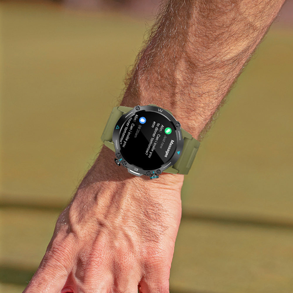 Montre connectée Colmi M42 avec fonction de synchronisation des informations, design fin, plus de 100 modes sportifs et une autonomie de 10 jours.