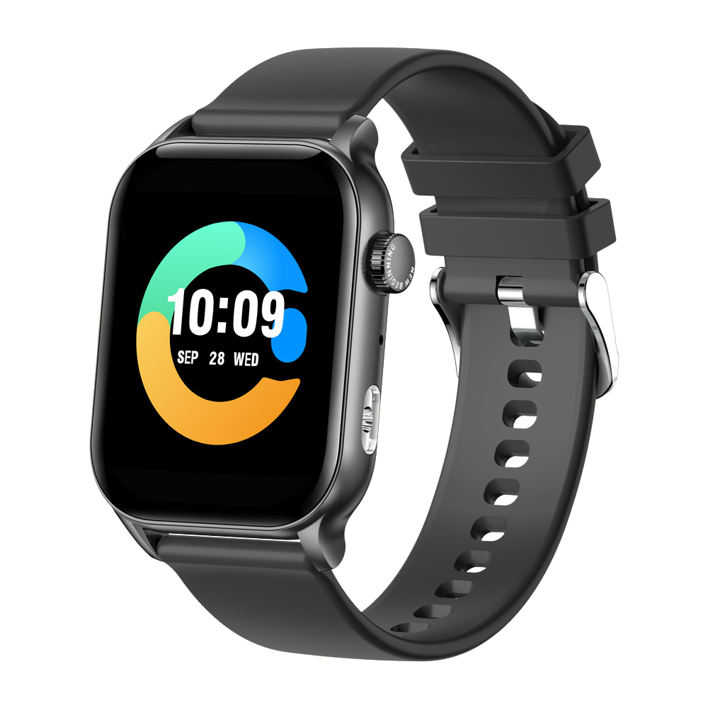Montre connectée COLMI P78 1,96" pour le sport et le fitness en extérieur, étanche à 3 ATM, noire