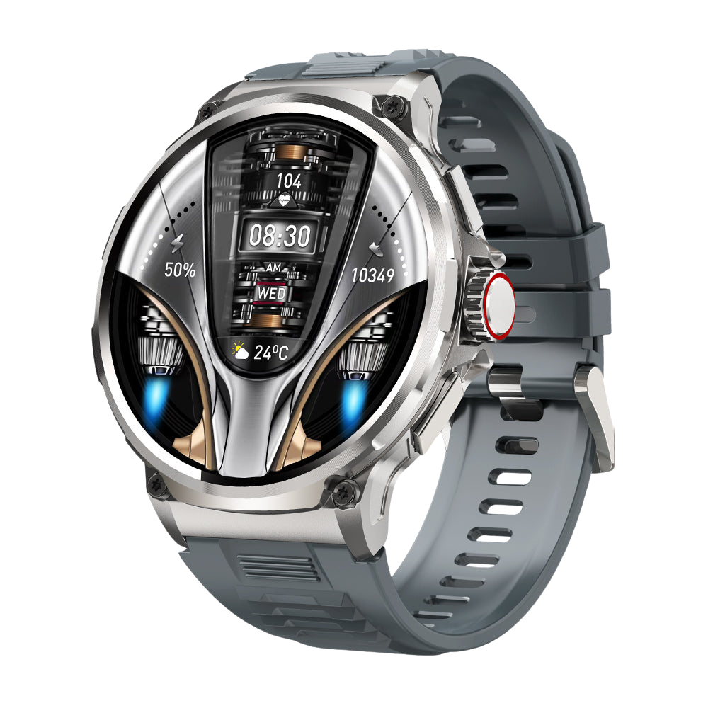 Montre connectée COLMi V69 - Grand écran de 1,85 pouce, suivi de la santé, étanche et élégante couleur argent