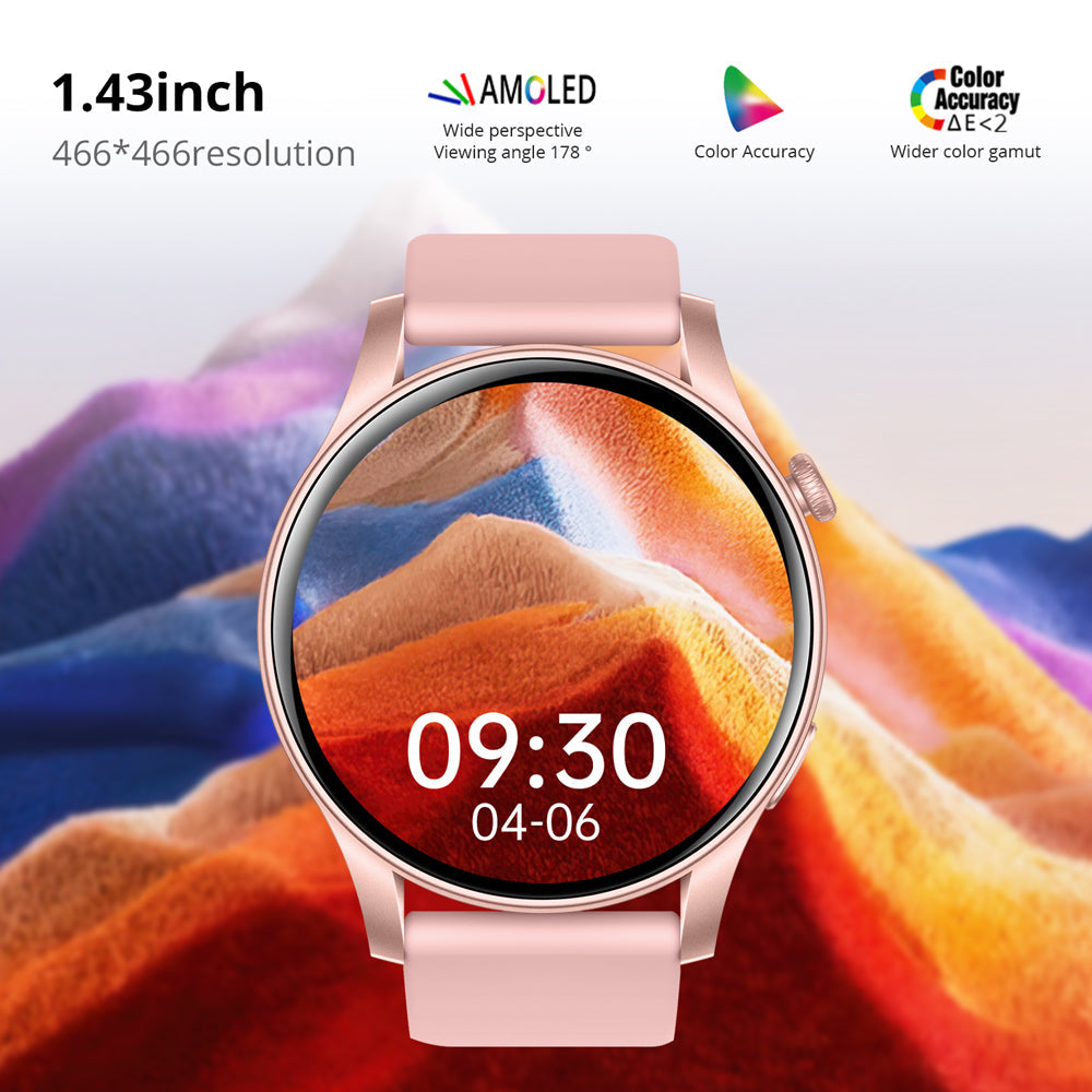 Montre connectée Colmi V73 avec écran AMOLED et suivi d'activité physique