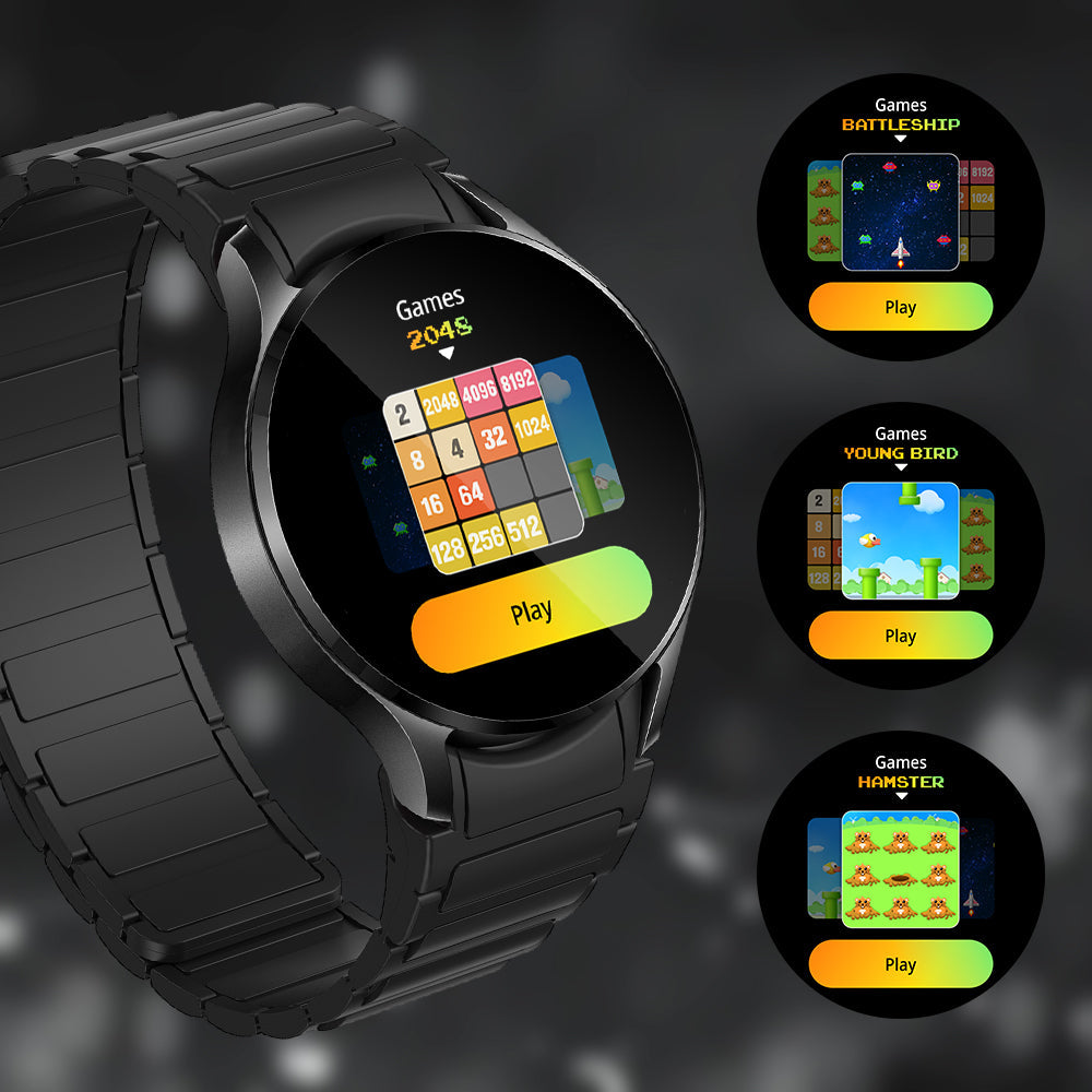La montre connectée Colmi i28 Ultra propose des jeux intégrés, un suivi de santé avancé, une autonomie de 10 jours et une étanchéité IP68.