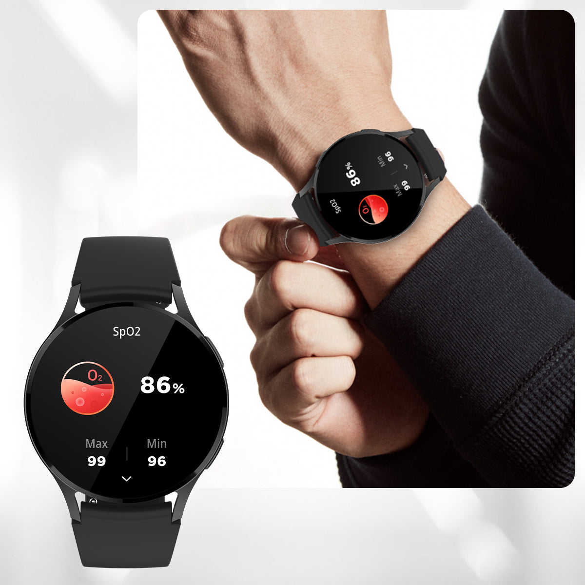 La montre connectée Colmi i28 Ultra propose la mesure de l'oxygène sanguin, un suivi de santé avancé, une autonomie de 10 jours et une étanchéité IP68.