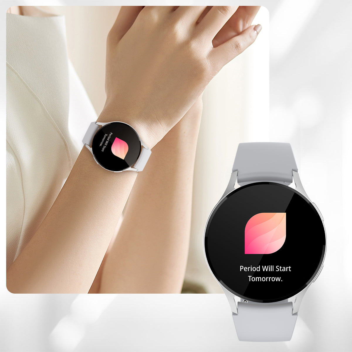 La montre connectée Colmi i28 Ultra propose un rappel du cycle menstruel pour les femmes, ainsi qu'un suivi de santé avancé, une autonomie de 10 jours et une étanchéité IP68.