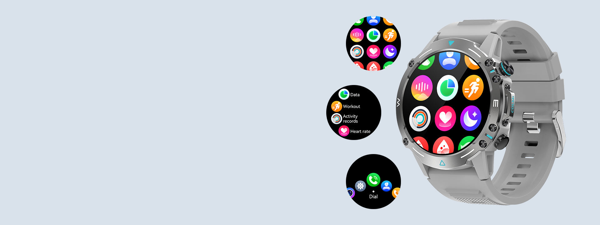 La montre connectée Colmi M42 propose un mode d'interface utilisateur personnalisable, un design fin, plus de 100 modes sportifs et une autonomie de 10 jours.