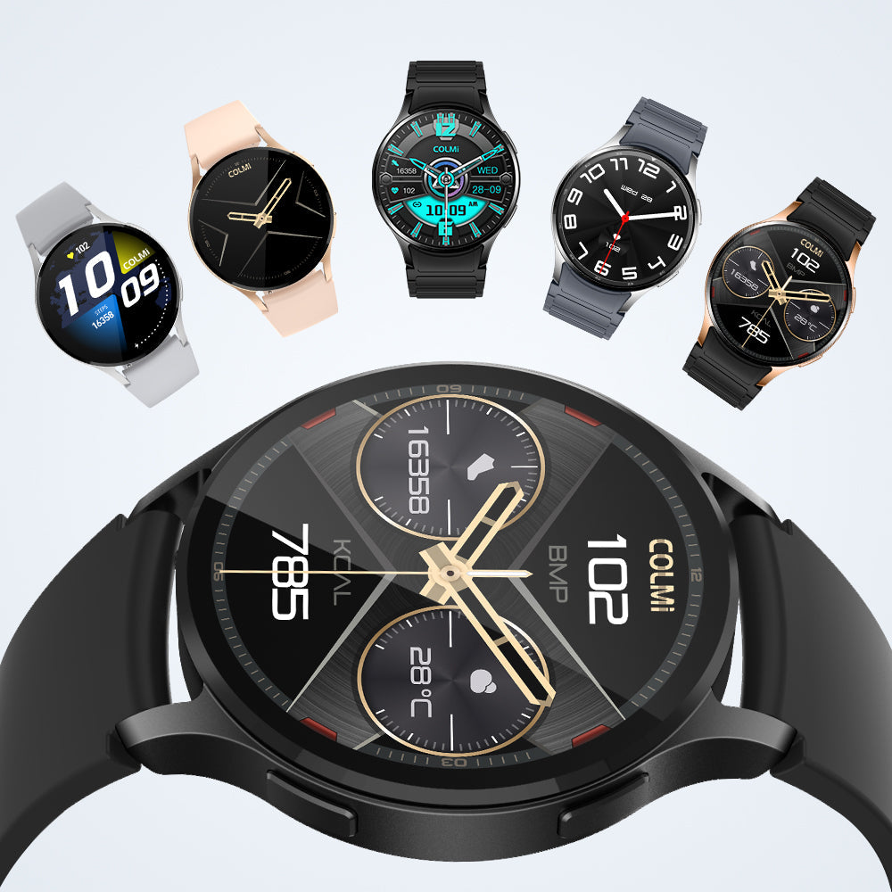 Montre connectée Colmi i28 Ultra avec boîtier en alliage de zinc, suivi de santé avancé, autonomie de 10 jours et indice d'étanchéité IP68.