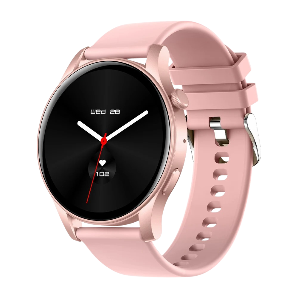 Montre connectée COLMI V73, écran AMOLED élégant, suivi d'activité, étanche IP68, rose