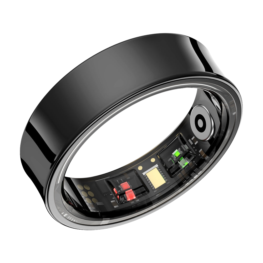 Bague connectée COLMi R09, surveillance de la fréquence cardiaque et de l'oxygénation sanguine, étanche.