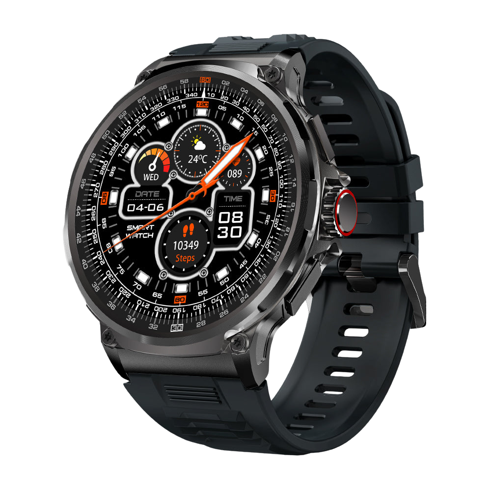 Montre connectée COLMi V69 - Grand écran de 1,85 pouce, suivi de la santé, étanche et élégante, noire