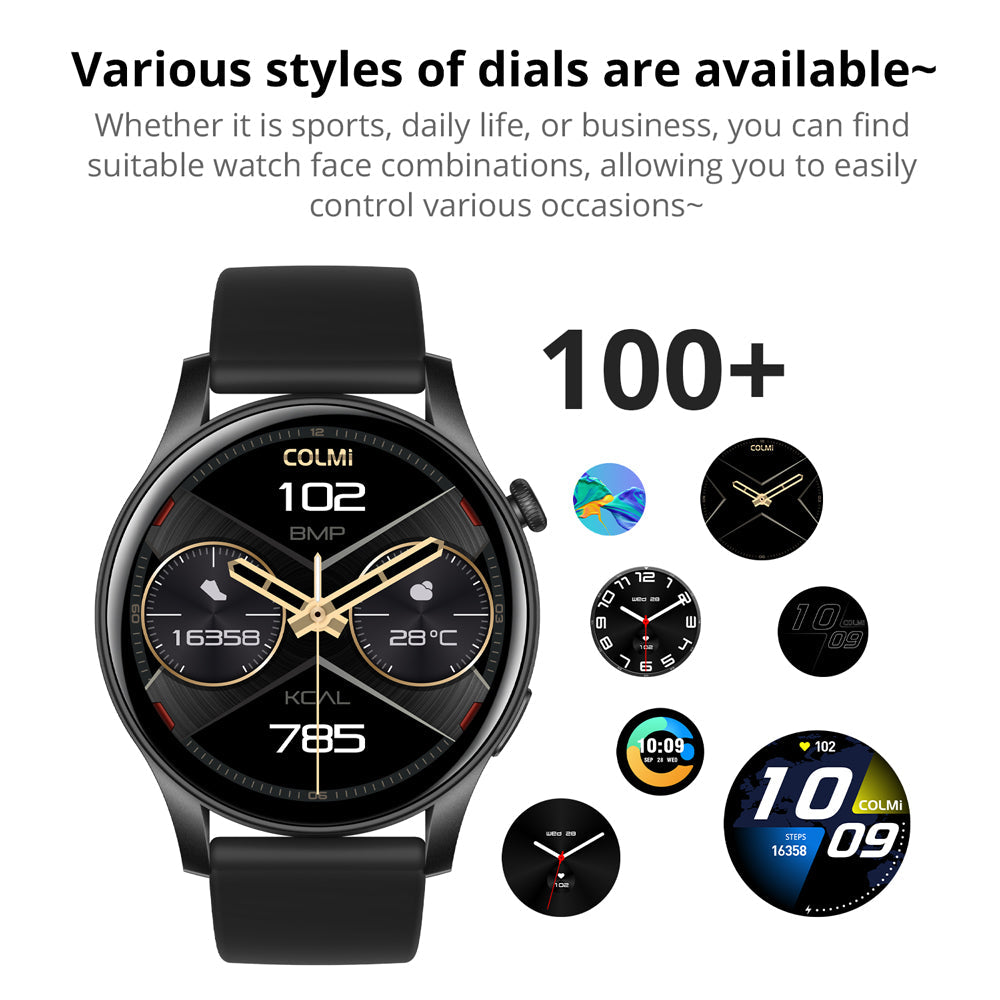 Montre connectée Colmi avec grand écran AMOLED et multiples fonctions