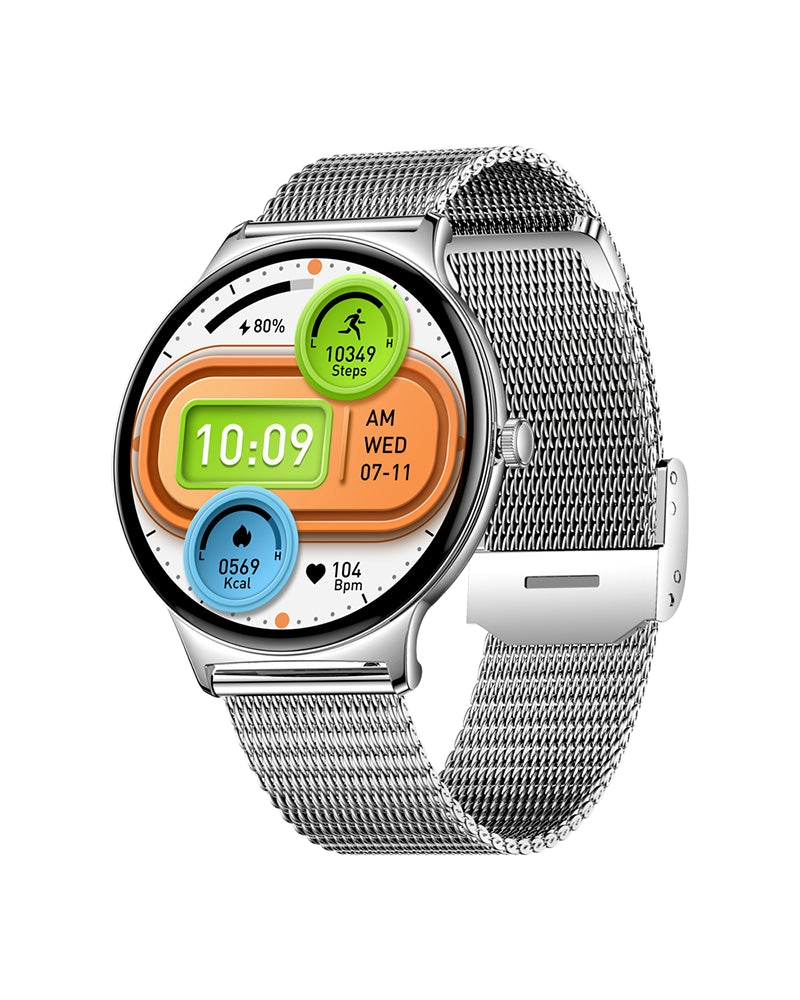 Montre connectée Colmi V89 avec écran AMOLED argenté